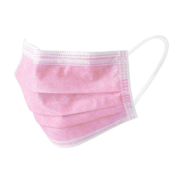 Annie Sterile Face Mask One Size 10ct Light Pink on Sale