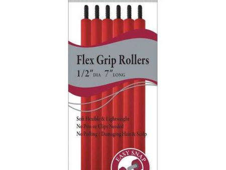 Annie Flex Grip Rollers 1 2 Inch Red Sale