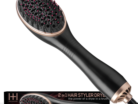 Hot & Hotter 2-in-1 Ceramic Hair Styler & Dryer Online now