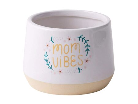 Mom Vibes Plant Pot Hot on Sale