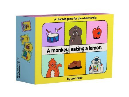 A Monkey Eating a Lemon Hot on Sale