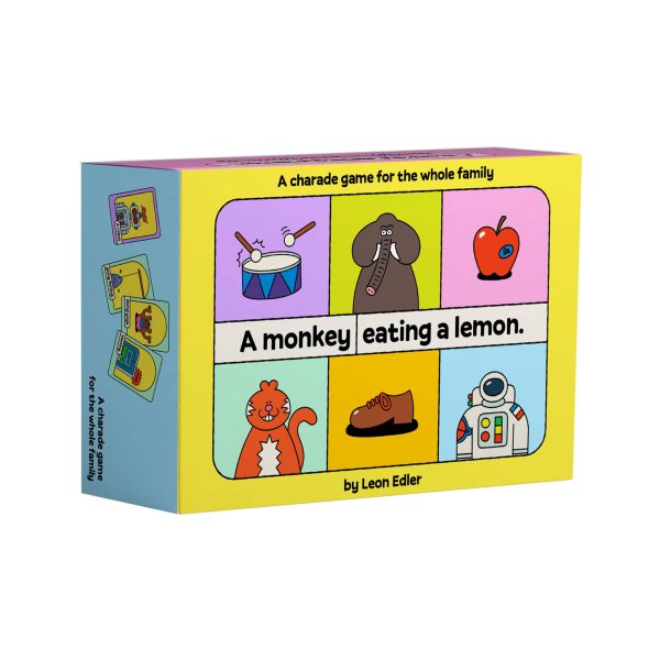 A Monkey Eating a Lemon Hot on Sale