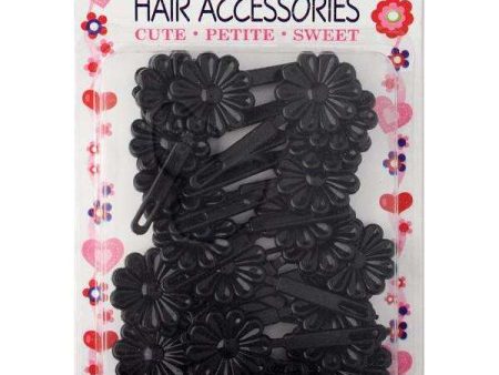 Joy Hair Barrettes Black Daisy For Cheap