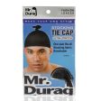 Mr. Durag Stocking Tie-Down Cap Black Online Hot Sale