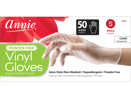 Annie Clear Powder Free Vinyl Gloves 50ct Online Hot Sale