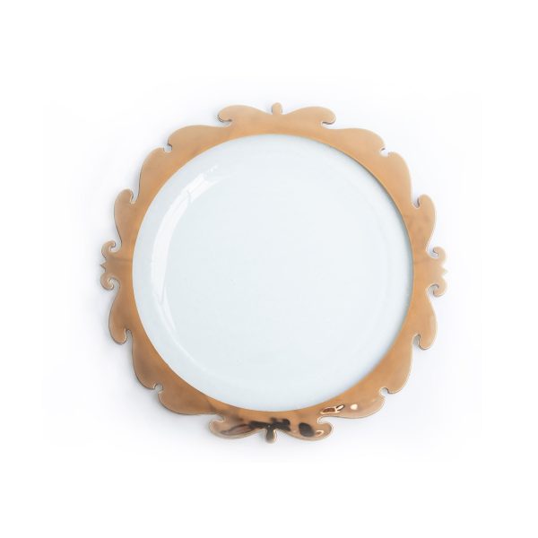 Rococo Round Buffet Plate For Discount