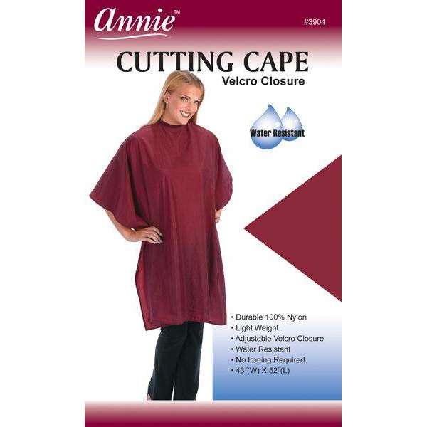 Annie Cutting Cape Velcro Closure Burgundy For Sale