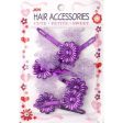 Joy Daisy Barrette 12ct Asst Purple on Sale