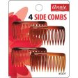 Annie Side Combs Small 4Ct Asst Color Discount