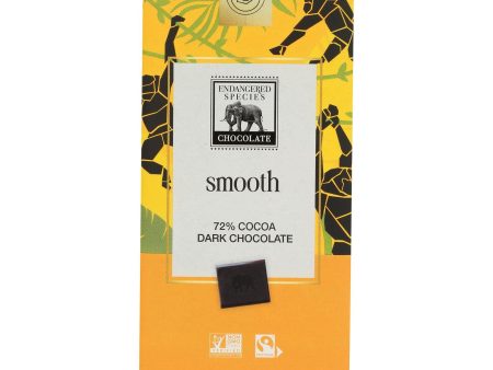 Endangered Species Natural Chocolate Bars - Dark Chocolate - 72 Percent Cocoa - 3 Oz Bars - Case Of 12 Hot on Sale