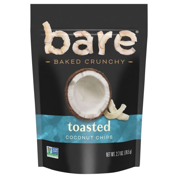 Bare Fruit - Coconut Chips Toasted - Case Of 12 - 2.7 Ounces on Sale