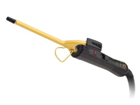 Hot & Hotter Gold Ceramic Electric Curling Iron 1 4In Fashion