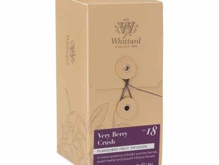 Very Berry Crush Herbal Tea 25 Individually Wrapped Teabags Whittard - Best By: 9 2019 Online Hot Sale