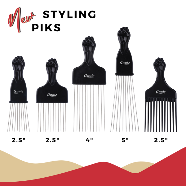 Annie Afro Styling Pik 5  Long Black Online now