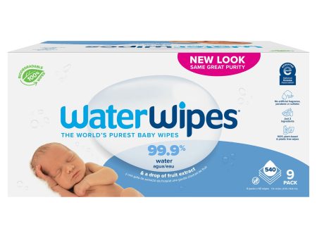 Waterwipes - Baby Wipes Water Based Unscented - Case Of 1-540 Count Fashion