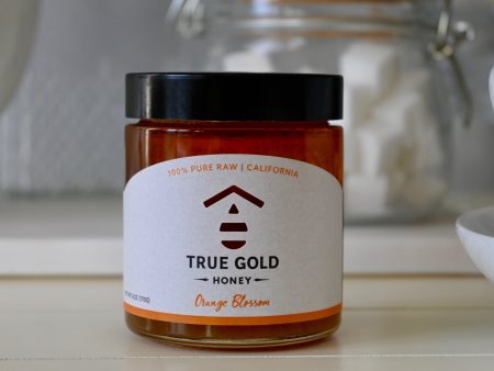 True Gold Orange Blossom 100% Pure Raw Honey 6oz Online Hot Sale