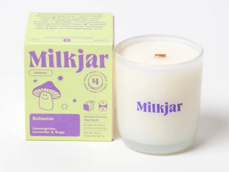 Milk Jar Bohemia Scented Candle Discount