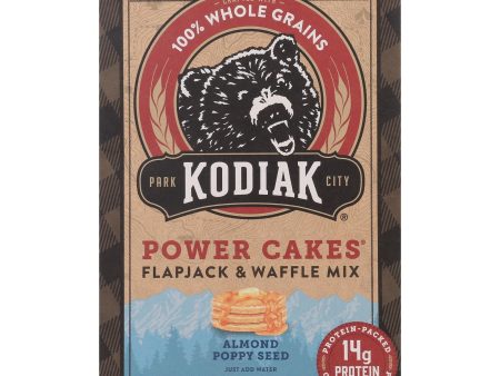 Kodiak Cakes - Flpjk wffl Mix Almond Poppy - Case Of 6-18 Oz Hot on Sale