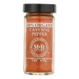 Morton And Bassett Organic Cayenne Pepper - Cayenne Pepper - Case Of 3 - 2 Oz. For Discount