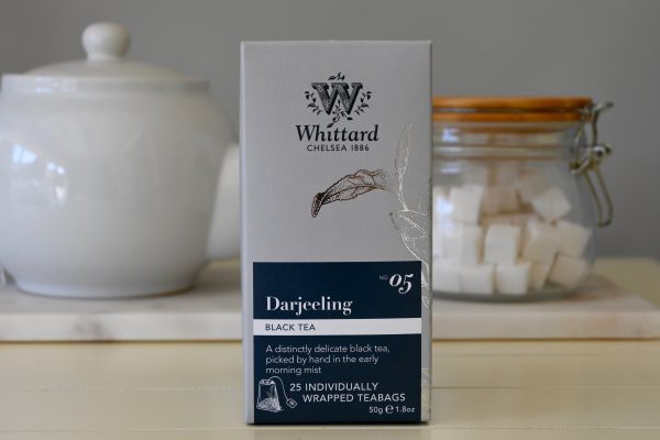 Darjeeling 25 Envelope Black Tea Bags 50g Whittard - Best By: 1 2023 Cheap