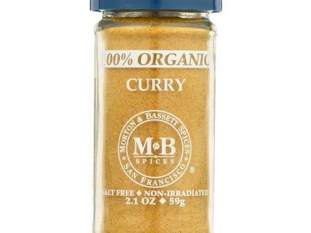 Morton And Bassett Organic Curry - Curry - Case Of 3 - 2.1 Oz. Online now