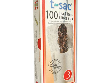 T-Sac Paper tea filters for Pots up to 8 cup, box of 100 Cheap