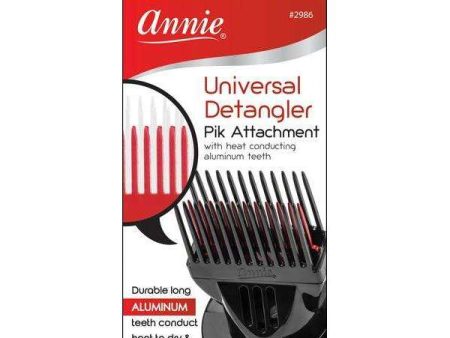 Annie Universal Fit Detangler Hair Dryer Pik Black Red Fashion