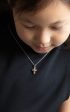 Mini Kid Crystal Cross Pendant Necklace Supply