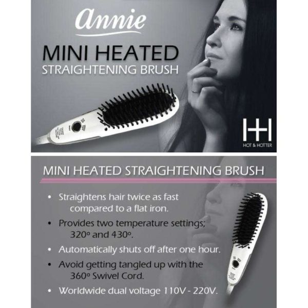 Hot & Hotter Mini Heated Straightening Brush Fashion