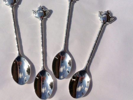 Teaspoon Silver Plated, set of 4, 5 inches long Supply