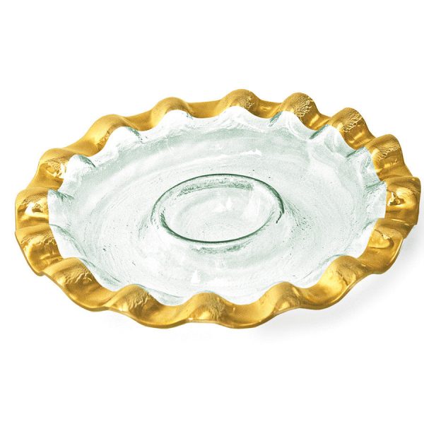 Ruffle Round Chip & Dip Server Online