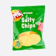 Salty Chip Socks in Green For Cheap