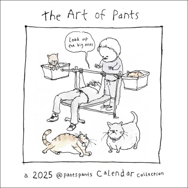 2025 The Art of Pants Wall Calendar Online Sale