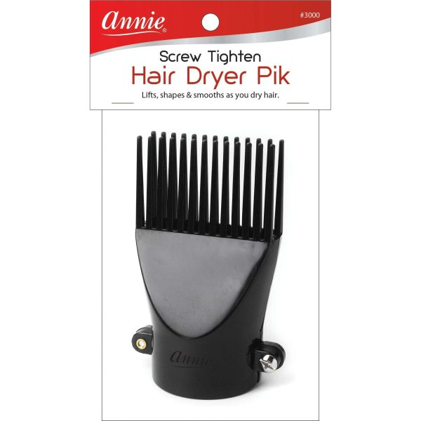 Annie Screw Tighten Hair Dryer Pik Attachment Fashion