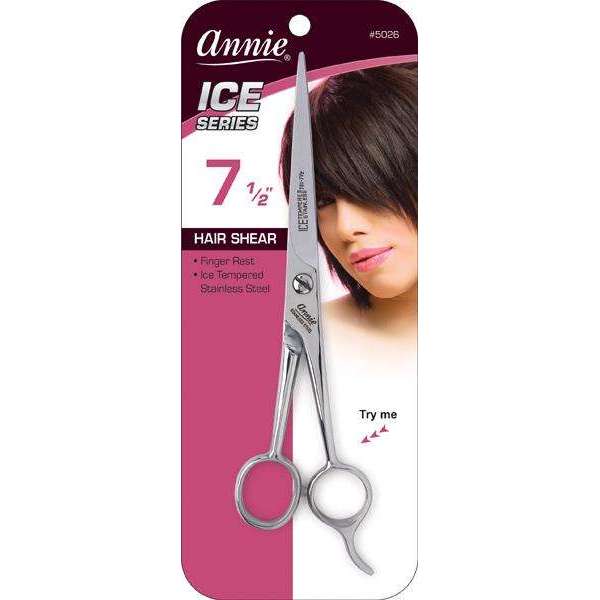 Annie Ice Tempered Stainless Steel Hair Shears 7.5 Inch For Sale