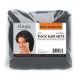 Ms. Remi Extra Jumbo Thick Hair Net X-Jumbo 12ct Black Fashion