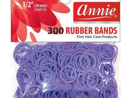 Annie Rubber Bands 300Ct Purple Supply