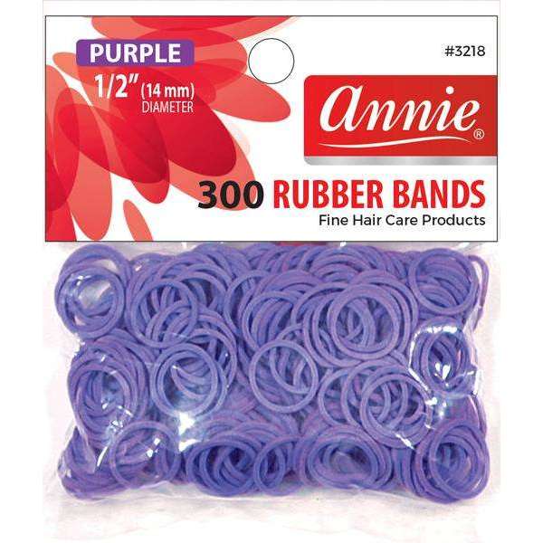 Annie Rubber Bands 300Ct Purple Supply