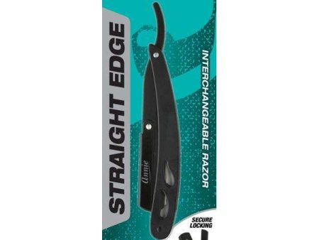 Annie Straight Edge Razor Matte Black For Sale