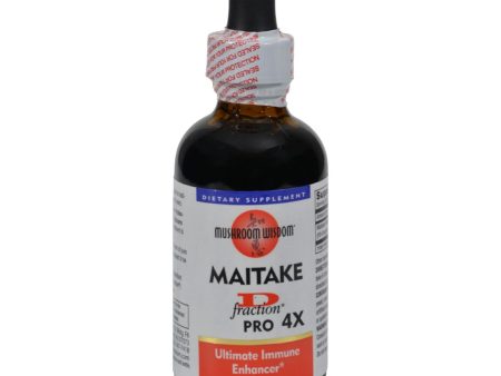 Mushroom Wisdom Maitake D-fraction Pro 4x - 60 Ml Online