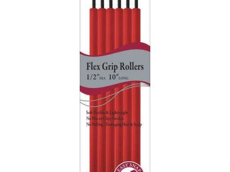 Annie Flex Grip Rollers 1 2 Inch Extra Long Red Online Sale