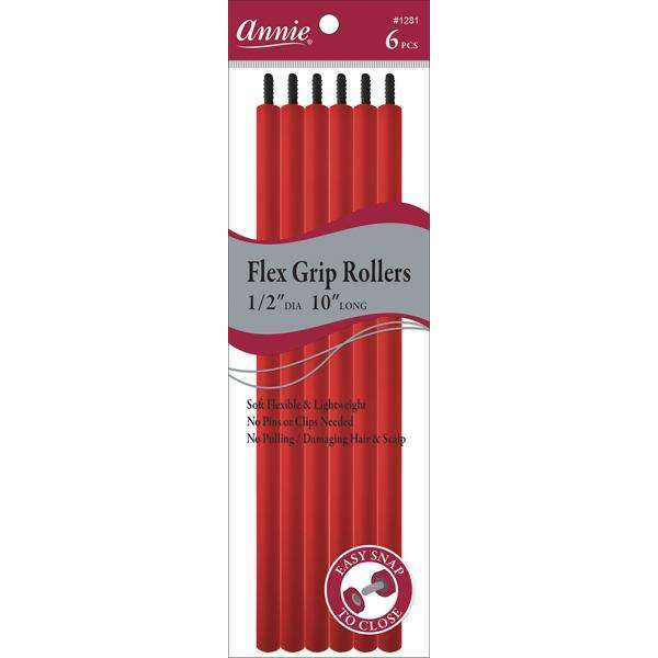 Annie Flex Grip Rollers 1 2 Inch Extra Long Red Online Sale