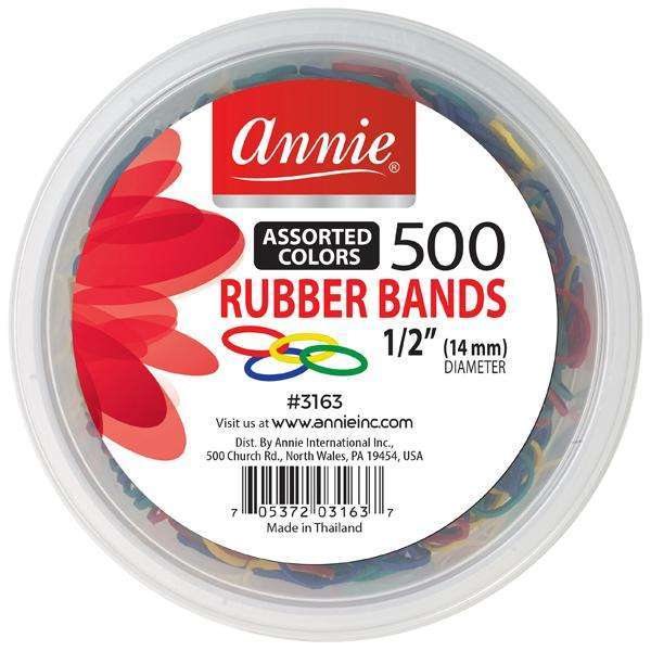 Annie Rubber Bands 500Ct Asst Color Sale