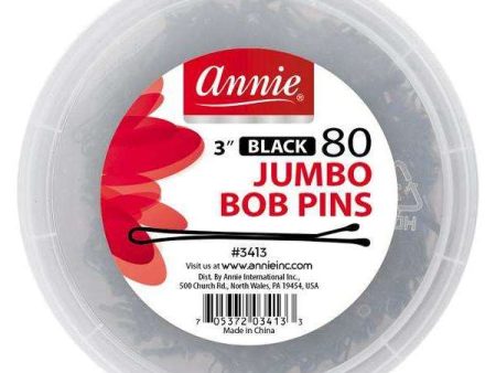 Annie Jumbo Bob Pin 3In 80ct Hot on Sale