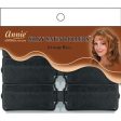 Annie Silky Satin Rollers Size XL 6Ct Black Online now