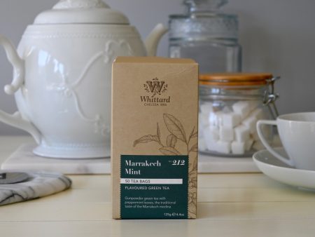 Marrakech Mint Green Tea 50 Round Teabags Whittard - Best By: 10 2020 Cheap