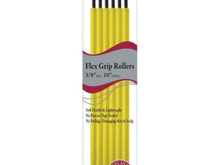 Annie Flex Grip Rollers 3 8 Inches Extra Long Yellow For Sale