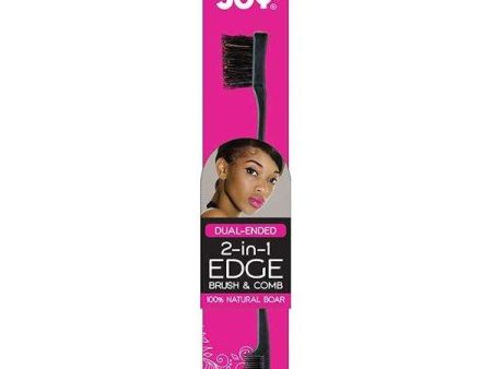 Joy Double-Sided Edge Brush and Comb Asst For Cheap