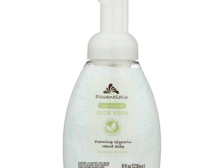 Essentials - Hand Soap Foam With Glycolic Acid And Aloe Vera - 1 Each-8 Fluid Ounces For Discount