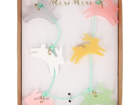 Meri Meri Leaping Bunny Necklace Online now